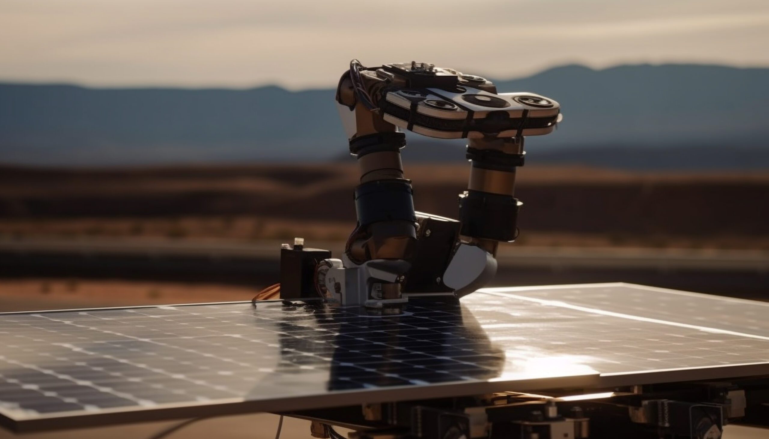 Como robôs e drones melhora a manutenção solar